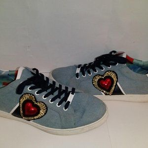 ALDO GREY HEART SHOES/SNEAKERS